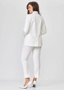 Костюм БелЭльСтиль 724/595 бело-молочный  фото 4