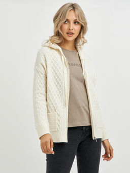 кардиган женский из шерсти с капюшоном - Glenfield фото 5