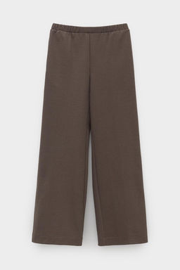 ЕВТ 4158/песочно-коричневый,гусиная лапка брюки жен