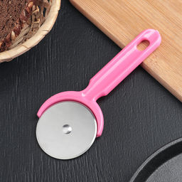 Нож для пиццы и теста Доляна «Наклон», 16.5 см, цвет МИКС