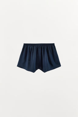 SHORTS SEDA 100% / Marino / Blanco - Zara фото 5