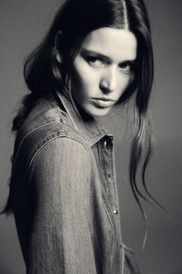 Vestido camisero en denim - H&m фото 2