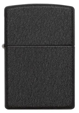 Зажигалка ZIPPO с черным покрытием с кракелюром | Classic Black Crackle 236  фото 2