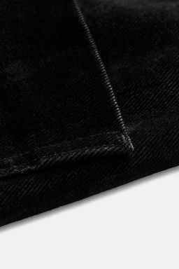 ZW COLLECTION WIDE-LEG HIGH-WAIST FLOCKED JEANS - Zara фото 11