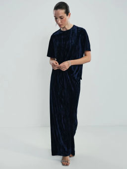 Футболка с коротким рукавом из бархата / Zarina