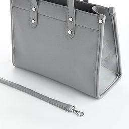 Сумка женская тоут TEXTURA на молнии, с кошельком, 30×10×24 см, серый