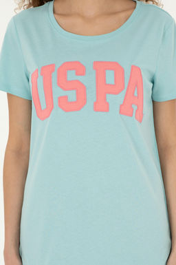 U. S. Polo Assn / Женская базовая футболка цвета морской волны - U.s. polo assn фото 6