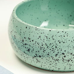 Судок для запекания Борисовская керамика «Гармония», 900 мл, 16.5×6.5 см, зелёный