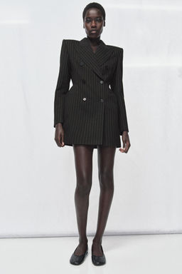 ZW COLLECTION PINSTRIPE BLAZER DRESS - Zara фото 2