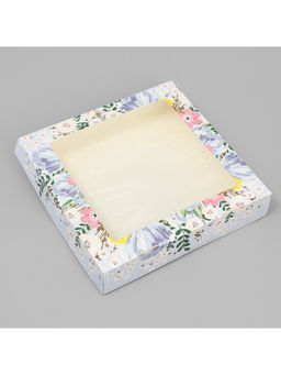 Цена за 5 шт. Кондитерская упаковка, коробка с ламинацией «Расцветай», 20 х 20 х 4 см