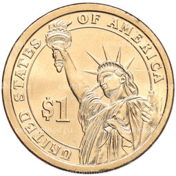 Монета 1 доллар 2012 года (Р) США 21-й президент США Честер Артур