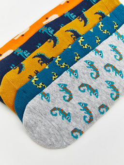 Desenli Erkek ?ocuk Soket ?orap 5li