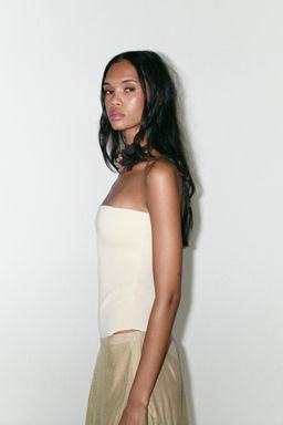 STRETCH BANDEAU BODYSUIT - Zara фото 31