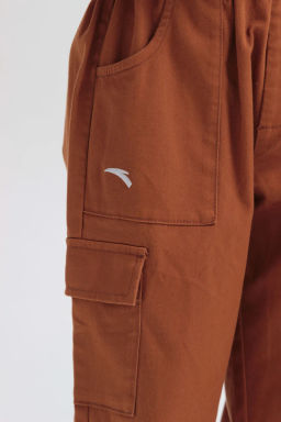 Брюки текстильные Коричневый - Anta sport фото 5