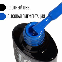 Гель лак для ногтей, CLASSIC COLORS, 3-х фазный, 8мл, LED/UV, цвет индиго (66) - Queen fair фото 2