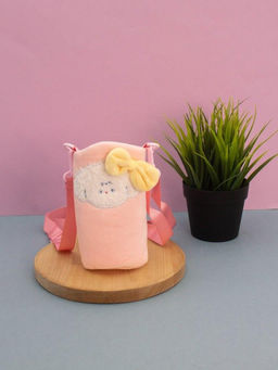 Футляр плюшевый для термоса "My fuzzy", pink (15*10 см)