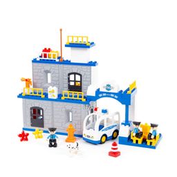 Конструктор Макси - Полицейский участок (94 элемента) (в коробке) - Полесье фото 4