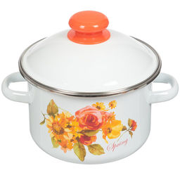 ЭМ_Кастрюля 2,0 л цил. ДЕКОЛЬ ОБОД н/о, арт. 1MD161М