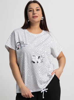 Блуза Ханна (белая) Б15356-20М