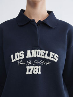 Los Angeles Bask?l? Kad?n Kal?n Sweatshirt