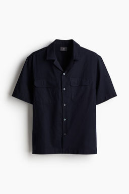 Camisa cargo en mezcla de lino Regular Fit - H&m фото 6
