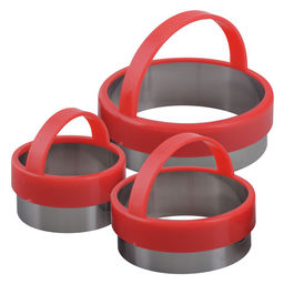 Формы кулинар. металл./пластик 3шт. (d5; 6; 7см) AN8-19