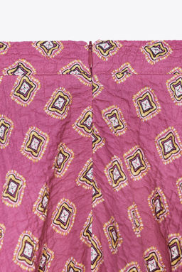 PRINTED MIDI SKIRT - Zara фото 8