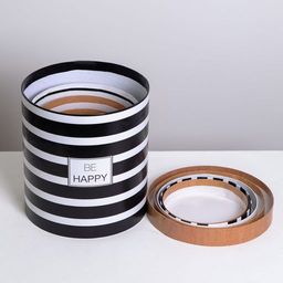 Набор круглых подарочных коробок 5 в 1 Крафт,15 15 15 - 23 23 25 см - Дарите счастье фото 10