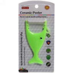 Цена за 5 шт. Овощечистка поперечная с керамическим лезвием "Кит"