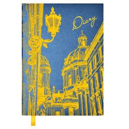 Ежедневник недатированный арт.47588/15 НАППА СИНИЙ (А6+, 175х125, 320 стр., лазерная вырубка дизайна