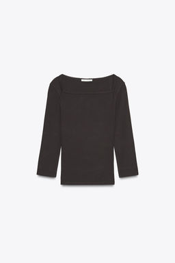 COTTON MODAL T-SHIRT - Zara фото 5
