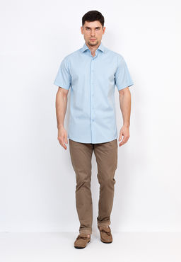 Сорочка мужская короткий рукав GREG Gb241/107/45/Z/1 STRETCH  фото 10