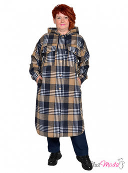 Пальто-рубашка Модель №2006 размеры 44-84