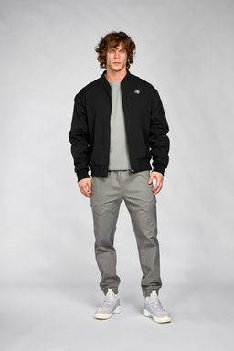 Бомбер Черный - Anta фото 2