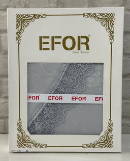 Скатерть EFOR 160xQ КРУГ KDK серый GRI