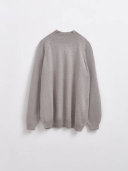CONTE Джемпер прямого кроя из пряжи с хлопком и модалом LDK 206 light beige