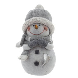 Фигурка декоративная "Снеговик", L5 W5 H8 см, 2в.