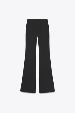 CREPE FLARE TROUSERS