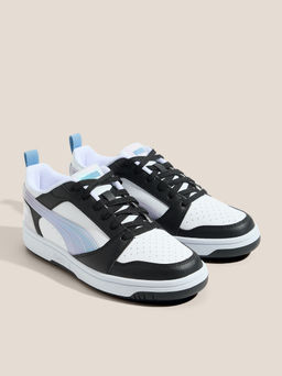 Детские кеды PUMA Puma Rebound V6 Lo Space Belle Jr Артикул 4589119, белый