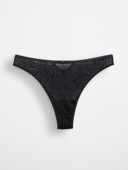 CONTE FLORAL TATTOO LBR 2872 Трусы женские black