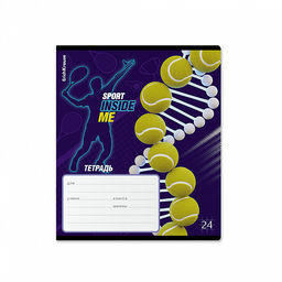 Цена за 10 шт. Тетрадь школьная ученическая ErichKrause Sport DNA, 24 листа, клетка, выборочный УФ-лак+конгрев (в плёнке по 10 шт.)_MIX-PACK  фото 6