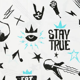 Наволочка 50х70см STAY TRUE - оставайся верным, с клапаном-запахом, перкаль 115г/м2, хлопок 100%, упаковка ПП 22х30см, Домашняя мода (Россия)  фото 3