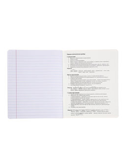 Комплект 12 предметных тетрадей 48 листов, справочная информация, 60 г, Пастель