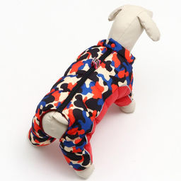 Комбинезон принтованный с замком на спине, размер 14 (ДС 32 см,ОГ 42 см, ОШ 31 см), красный - Simaland фото 3