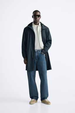 RUBBERISED PARKA WITH HOOD - Zara фото 3