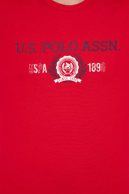 Мужской красный пижамный комплект Неожиданная скидка в корзине - U.s. polo assn фото 4