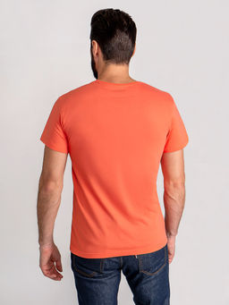 Футболка мужская короткий рукав GREG G145-RD-9012 (коралл)  фото 5