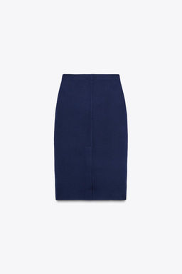 PLAIN KNIT MIDI SKIRT - Zara фото 5