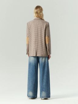 ЕМКА / Однобортный жакет с замшевой вставкой - Emka фото 5