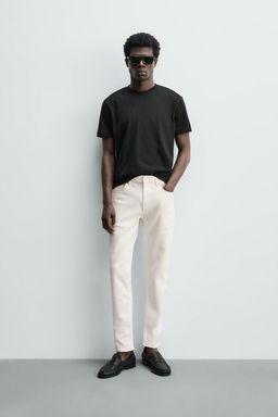JEANS SLIM FIT B?SICO / Blanco